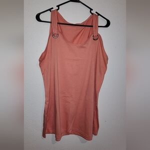 Women's Coral Halter Top